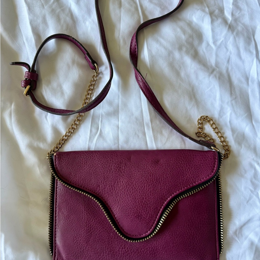 Burgundy Crossbody Bag